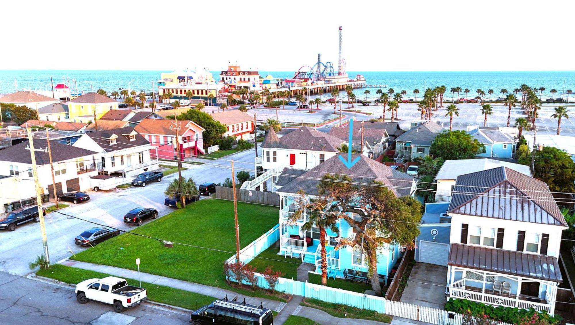 Casaazul-2605B-Pleasure Pier & Beach A Block Away- 3Bed 2Bath 7 Beds- 7 Minutes To Cruise Terminal Galveston Exteriér fotografie